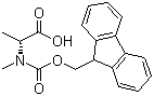 structure of CAS# 138774-92-2, N-Fmoc-N-methyl-D-alanine;Fmoc-D-Me-Ala-OH; N-(9-Fluorenylmethyloxycarbonyl)-N-Methyl-D-alanine