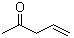 4-戊烯-2-酮分子结构 (CAS 13891-87-7)