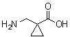 structure of CAS# 139126-45-7, 1-(Aminomethyl)cyclopropanecarboxylic acid;1-(Aminomethyl)cyclopropane-1-carboxylic acid; 1-(Azaniumylmethyl)cyclopropane-1-carboxylate; LY 257141