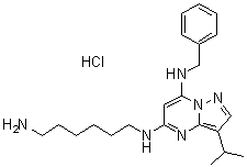 结构式 CAS# 1397219-81-6, BS 181 盐酸盐