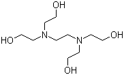 N,N,N',N'-四(2-羟乙基)乙二胺分子结构 (CAS 140-07-8)