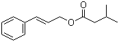 trans-Cinnamyl isovalerate molecular structure (CAS 140-27-2)