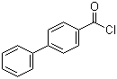 结构式 CAS# 14002-51-8, 联苯-4-甲酰氯; 4-联苯基甲酰氯