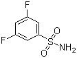 结构式 CAS# 140480-89-3, 3,5-二氟苯磺酰胺
