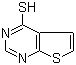 Thieno[2,3-d]pyrimidine-4-thiol molecular structure (CAS 14080-55-8)