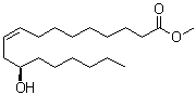 顺式-蓖麻油酸甲酯分子结构 (CAS 141-24-2)