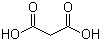 structure of CAS# 141-82-2, Malonic acid;1,3-Propanedioic acid