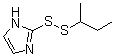 structure of CAS# 141400-58-0, 2-[(1-Methylpropyl)dithio]-1H-imidazole;PX 12
