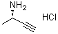 结构式 CAS# 1414960-66-9, (2S)-3-丁炔-2-胺盐酸盐