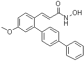 structure of CAS# 1417997-93-3, (2E)-N-Hydroxy-3-(5-methoxy[1,1':4',1''-terphenyl]-2-yl)-2-propenamide
