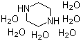 structure of CAS# 142-63-2, Piperazine hydrate;Arpezine; Arthriticine; Parid; Vermisol