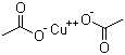structure of CAS# 142-71-2, Cupric acetate;Copper(II) acetate