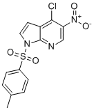 structure of CAS# 1421338-17-1, 4-chloro-5-nitro-1-tosyl-1H-pyrrolo[2,3-b]pyridine
