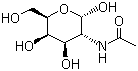 structure of CAS# 14215-68-0, N-Acetyl-D-galactosamine;2-Acetamido-2-deoxy-D-galactopyranose