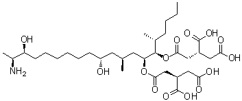 structure of CAS# 1422359-85-0, Fumonisin B3
