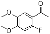 结构式 CAS# 142265-69-8, 1-(2-氟-4,5-二甲氧基苯基)乙酮