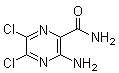 结构式 CAS# 14229-27-7, 3-氨基-5,6-二氯吡嗪甲酰胺
