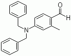 structure of CAS# 1424-65-3, 4-Dibenzylamino-2-methylbenzo-aldehyde