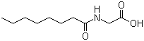 Caprylylglycine molecular structure (CAS 14246-53-8)