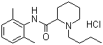 structure of CAS# 14252-80-3, Bupivacaine hydrochloride;1-Butyl-N-(2,6-dimethylphenyl)-2-piperidinecarboxamide hydrochloride