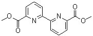 structure of CAS# 142593-07-5, Dimethyl 2,2'-bipyridine-6,6'-dicarboxylate;6,6'-Bis(methoxycarbonyl)-2,2'-bipyridine