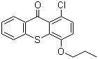 structure of CAS# 142770-42-1, 1-Chloro-4-propoxythioxanthone;1-Chloro-4-propoxy-9H-thioxanthen-9-one