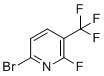 结构式 CAS# 1427701-11-8, 6-溴-2-氟-3-(三氟甲基)吡啶