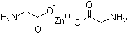 structure of CAS# 14281-83-5, Zinc glycinate;Zinc 2-aminoacetate; Bis(glycinato-N,O)zinc