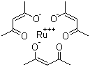 structure of CAS# 14284-93-6, Ruthenium acetylacetonate;Tris(pentane-2,4-dionato-O,O')ruthenium