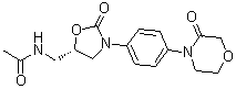结构式 CAS# 1429334-00-8, N-[[(5S)-2-氧代-3-[4-(3-氧代-4-吗啉基)苯基]-5-恶唑烷基]甲基]乙酰胺