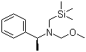 结构式 CAS# 143140-08-3, (S)-N-(甲氧基甲基)-N-[(三甲基硅)甲基]-1-苯乙胺
