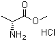 structure of CAS# 14316-06-4, Methyl D-alaninate hydrochloride;D-Alanine methyl ester hydrochloride