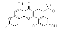 8-Isomulberrin hydrate molecular structure (CAS 1432063-35-8)