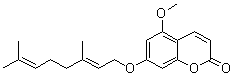 7-[(3,7-Dimethyl-2,6-octadien-1-yl)oxy]-5-methoxy-2H-1-benzopyran-2-one molecular structure (CAS 1432075-68-7)