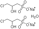 structure of CAS# 143218-48-8, Sodium 3-chloro-2-hydroxypropanesulphonate hemihydrate;3-Chloro-2-hydroxy-1-propane sulfonic acid sodium salt hemihydrate
