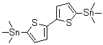 structure of CAS# 143367-56-0, 5,5-Ditrimethylstannyl-2,2'-bithiophene;5,5'-Bis(trimethylstannyl)-2,2'-bithiophene; 5,5'-Bis(trimethyltin)-2,2'-bithiophene
