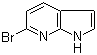 结构式 CAS# 143468-13-7, 6-溴-7-氮杂吲哚; 6-溴-1H-吡咯并[2,3-b]吡啶