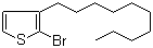 structure of CAS# 144012-09-9, 2-Bromo-3-decylthiophene