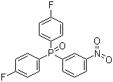 双(4-氟苯基)(3-硝基苯基)氧化膦分子结构 (CAS 144091-75-8)