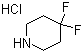 结构式 CAS# 144230-52-4, 4,4-二氟哌啶盐酸盐