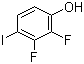 结构式 CAS# 144292-40-0, 2,3-二氟-4-碘苯酚
