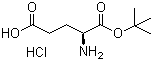结构式 CAS# 144313-55-3, L-谷氨酸-1-叔丁酯盐酸盐