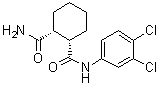 structure of CAS# 1445605-23-1, (1S,2R)-N1-(3,4-Dichlorophenyl)-1,2-cyclohexanedicarboxamide
