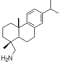 结构式 CAS# 1446-61-3, 脱氢松香胺