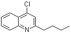 结构式 CAS# 144624-27-1, 2-丁基-4-氯喹啉