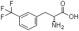结构式 CAS# 14464-67-6, 3-三氟甲基-D-苯丙氨酸; D-3-三氟甲基苯丙氨酸