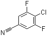 结构式 CAS# 144797-57-9, 3,5-二氟-4-氯苯甲腈