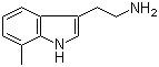structure of CAS# 14490-05-2, 7-Methyltryptamine;7-Methyl-1H-indole-3-ethylamine