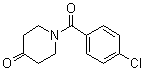 结构式 CAS# 144947-47-7, 1-(4-氯苯甲酰基)-4-哌啶酮