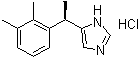 structure of CAS# 145108-58-3, Dexmedetomidine hydrochloride;4-((S)-alpha,2,3-Trimethylbenzyl)imidazole monohydrochloride; 4-[(1R)-1-(2,3-Dimethylphenyl)ethyl]-3H-imidazole hydrochloride